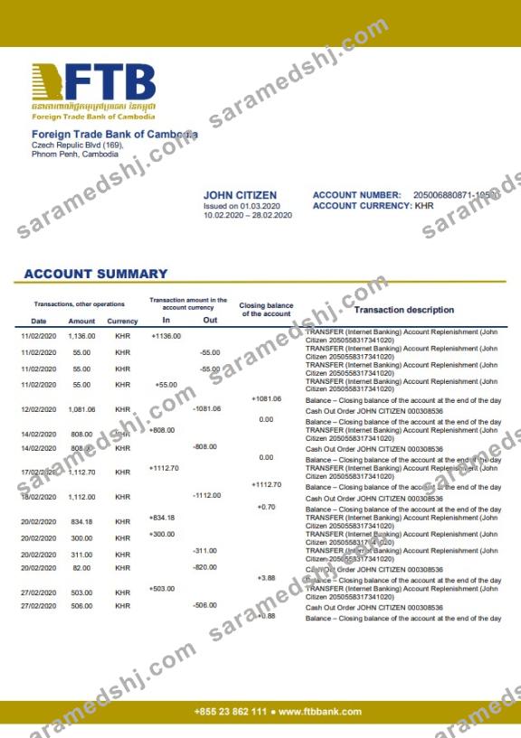 Cambodia Foreign Trade Bank of Cambodia